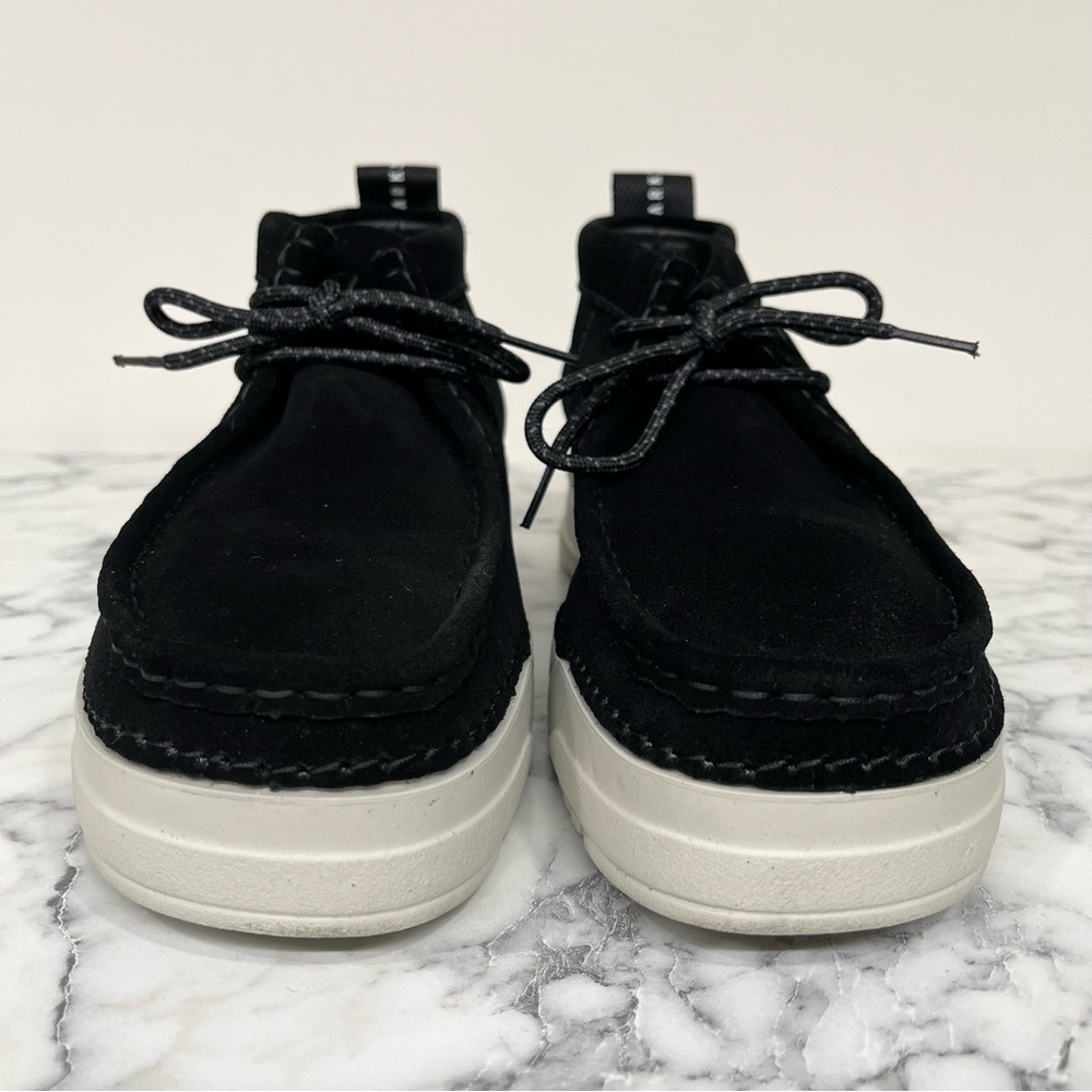 CLARKS Origin Wallabee Shoes Women’s Black Suede Lace Up Chukka Ankle Boots 9.5 - Picture 5 of 11